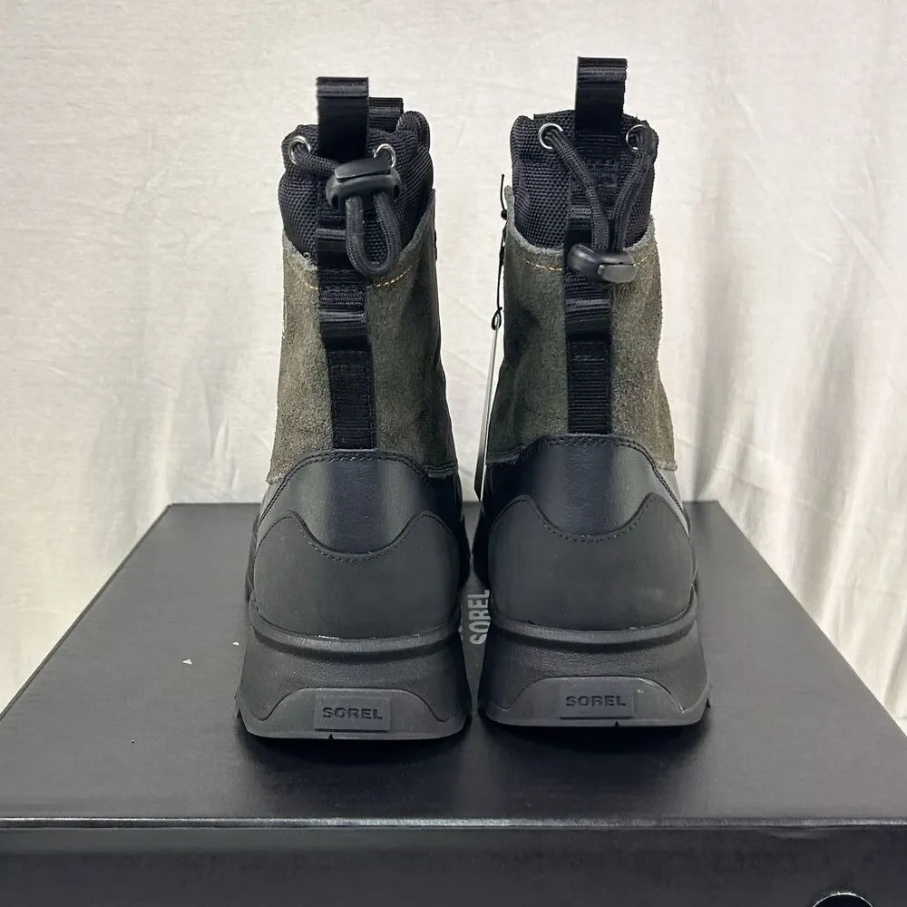 SOREL MEN'S SCOUT 87 XT WATERPROOF Insulated BOOT LEATHER SIZE 13 Black Quarry